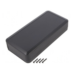 Carcasă Universală Gri Închis 80x165x35mm | Electronic-mag.ro | Componente Electronice