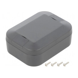 Carcasă Universală WP ABS Grafit IP67 60x80x30mm | Electronic-mag.ro | Componente Electronice