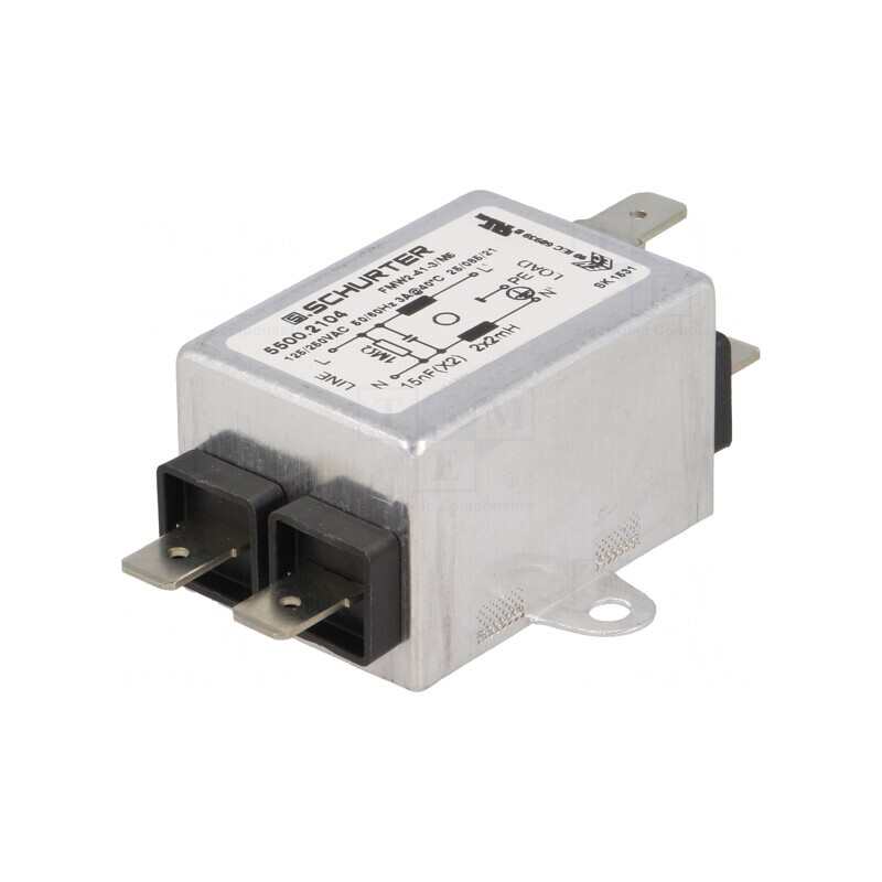 Filtru Anti-Interferențe 250VAC 15nF 2mH 3A | Electronic-mag.ro | Componente Electronice