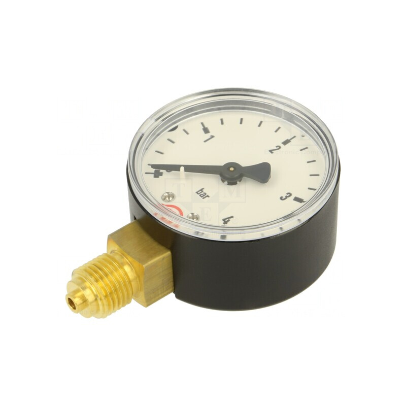 Manometru 0-4 bar 50mm pentru Lichide și Gaze | Electronic-mag.ro | Componente Electronice