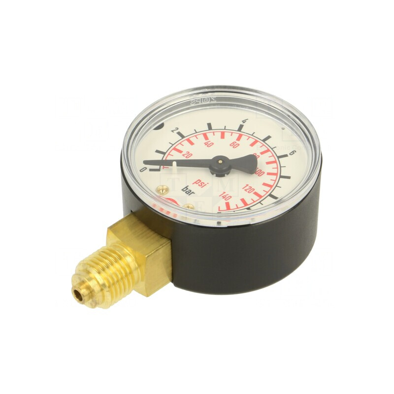 Manometru 0-10 bar 50mm Lichide și Gaze | Electronic-mag.ro | Componente Electronice