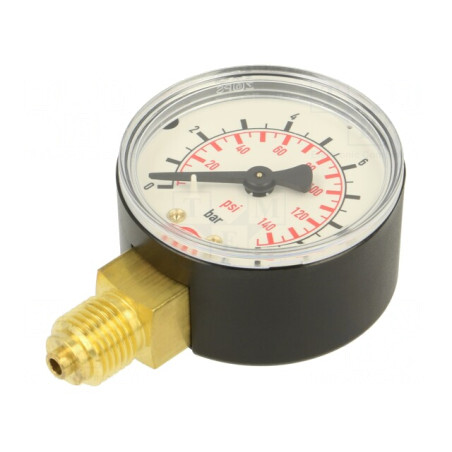 Manometru 0-10 bar 50mm Lichide și Gaze | Electronic-mag.ro | Componente Electronice