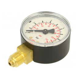 Manometru 0-10 bar 50mm Lichide și Gaze | Electronic-mag.ro | Componente Electronice