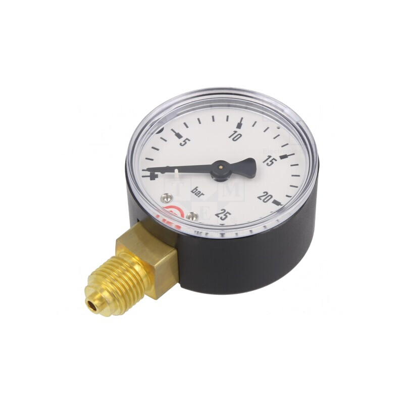 Manometru 0-25 bar 50mm pentru Lichide și Gaze Inerte | Electronic-mag.ro | Componente Electronice