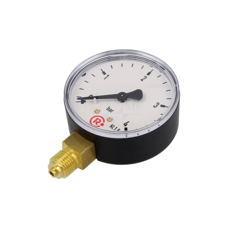 Manometru 0-4 bar 63mm pentru lichide și gaze inerte | Electronic-mag.ro | Componente Electronice