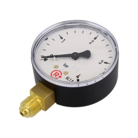 Manometru 0-4 bar 63mm pentru lichide și gaze inerte | Electronic-mag.ro | Componente Electronice