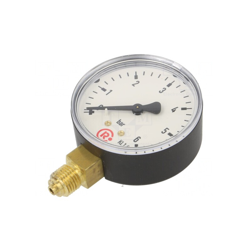 Manometru 0-6 bar 63 mm pentru lichide și gaze inerte | Electronic-mag.ro | Componente Electronice
