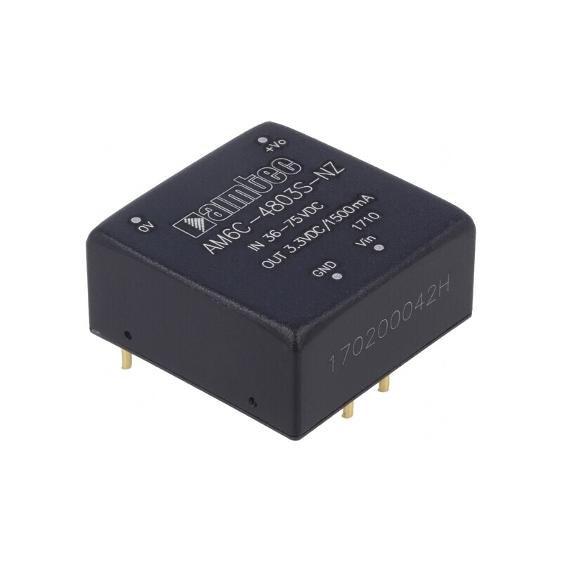 Convertor DC/DC 6W 36-75V la 3.3V 1.5A | Electronic-mag.ro | Componente Electronice