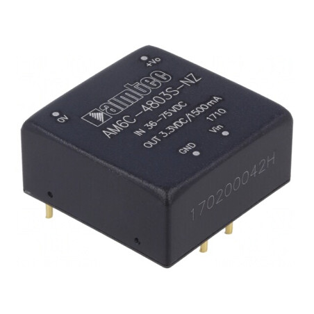 Convertor DC/DC 6W 36-75V la 3.3V 1.5A | Electronic-mag.ro | Componente Electronice