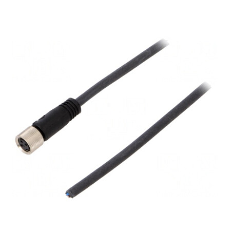 Cablu de conectare M8 drept 5m 60VAC 4A | Electronic-mag.ro | Componente Electronice