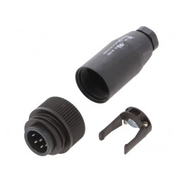 Mufă Tată Circulară 7 Pin 250V RD24 | Electronic-mag.ro | Componente Electronice