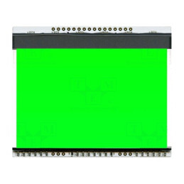 Iluminare de fundal LED verde 78x64x3,8mm