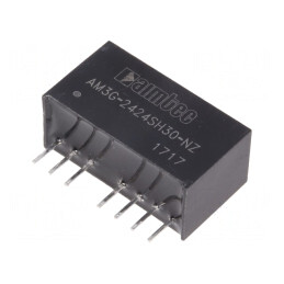 Convertor DC/DC 3W 18-36V la 24V 125mA SIP8 | Electronic-mag.ro | Componente Electronice
