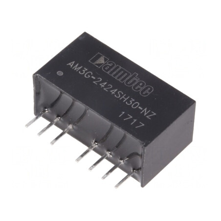Convertor DC/DC 3W 18-36V la 24V 125mA SIP8 | Electronic-mag.ro | Componente Electronice
