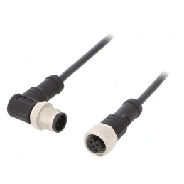 Cablu senzori automatizări M12 1m 4 pini | Electronic-mag.ro | Componente Electronice