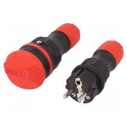 Conector Alimentare AC 250V 16A 2P PE | Electronic-mag.ro | Componente Electronice