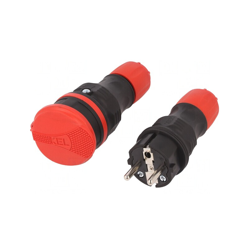 Conector Alimentare AC 250V 16A 2P PE | Electronic-mag.ro | Componente Electronice