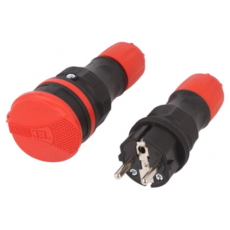 Conector Alimentare AC 250V 16A 2P PE | Electronic-mag.ro | Componente Electronice
