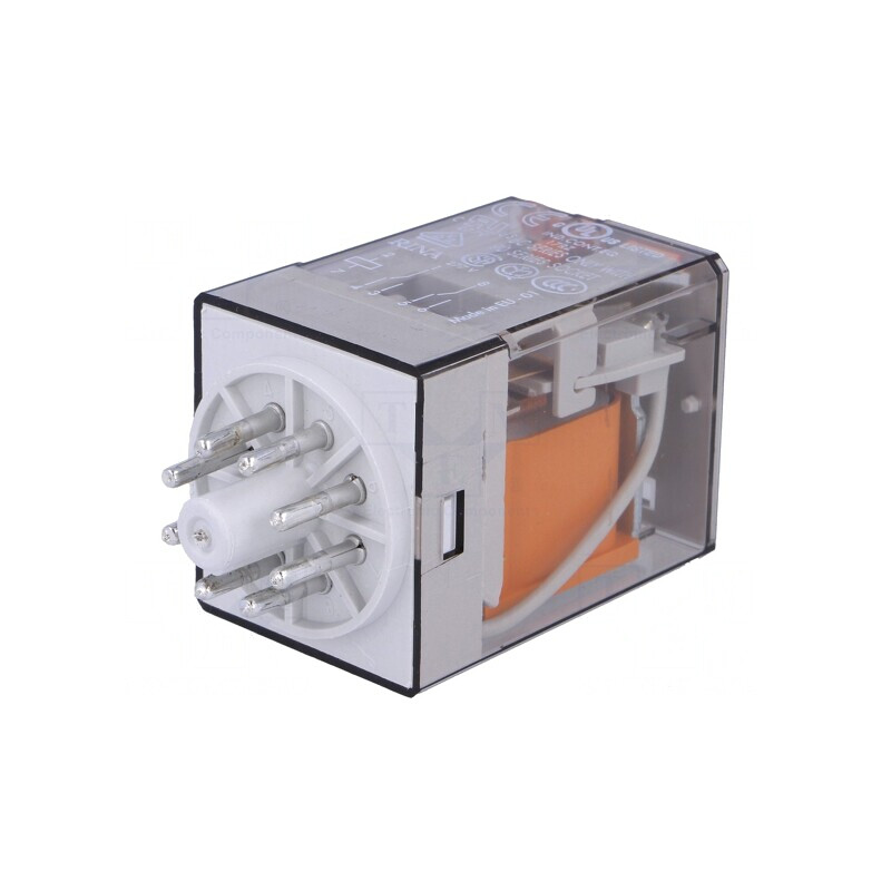 Releu Electromagnetic DPDT 24VAC 10A | Electronic-mag.ro | Componente Electronice