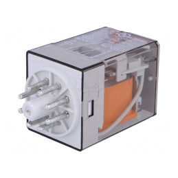 Releu Electromagnetic DPDT 24VAC 10A | Electronic-mag.ro | Componente Electronice