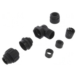Conector Circular Mufă pe Cablu 4 PIN Terminal cu Șurub | Electronic-mag.ro | Componente Electronice