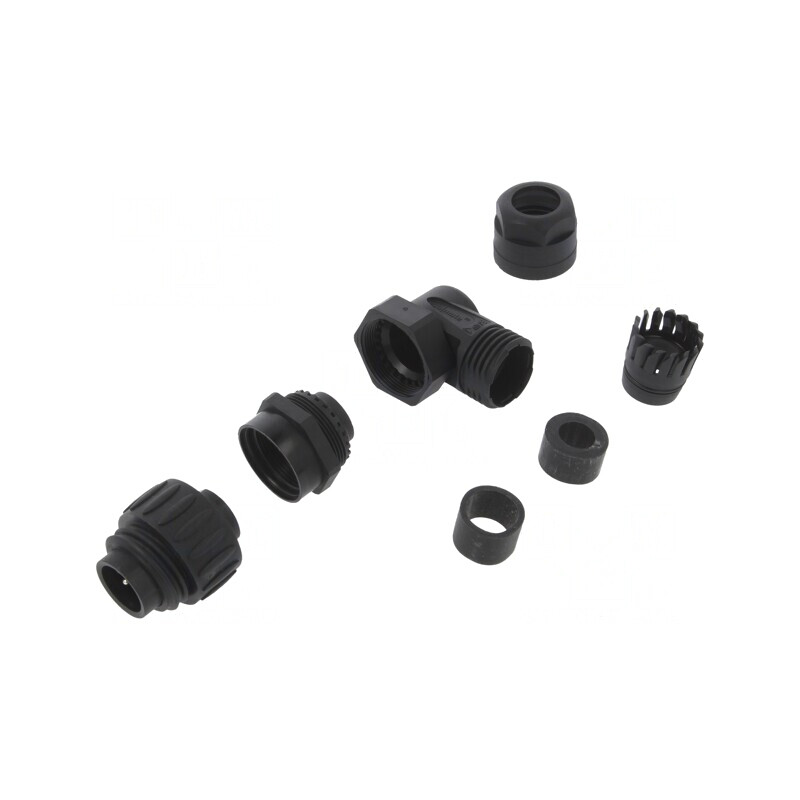 Conector Circular Mufă pe Cablu 4 PIN Terminal cu Șurub | Electronic-mag.ro | Componente Electronice