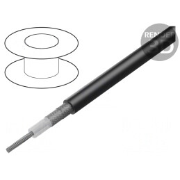 Cablu Coaxial RG214 PVC Negru 10.8mm | Electronic-mag.ro | Componente Electronice