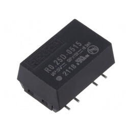 Convertor DC/DC 0,25W 5V la ±15V | Electronic-mag.ro | Componente Electronice