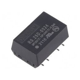 Convertor DC/DC 4,5-5,5V la 24V/-24V 0,25W | Electronic-mag.ro | Componente Electronice