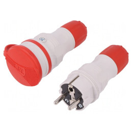 Conector Alimentare AC 2P 250VAC 16A | Electronic-mag.ro | Componente Electronice
