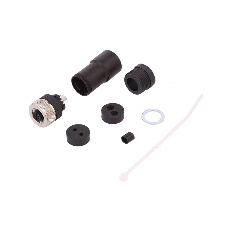 Mufă M12 5-Pin Mamă CANopen pe Cablu IP67 | Electronic-mag.ro | Componente Electronice