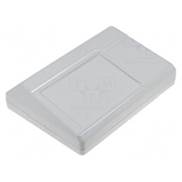 Carcasă Desktop ABS Gri Mat 275x200x83mm | Electronic-mag.ro | Componente Electronice
