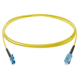 Patch Cord Fibră Optică LC/UPC-SC/UPC 0,5m 9/125um | Electronic-mag.ro | Componente Electronice