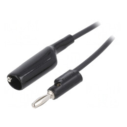 Cablu de măsurare cu mufă banană și clemă crocodil 30V 5A | Electronic-mag.ro | Componente Electronice