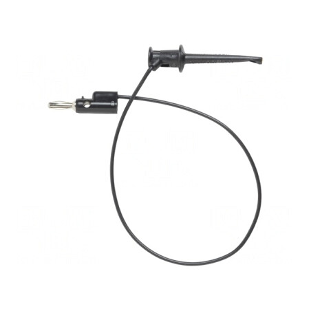Cablu de măsurare 60VDC 30VAC 5A 0,91m Negru | Electronic-mag.ro | Componente Electronice