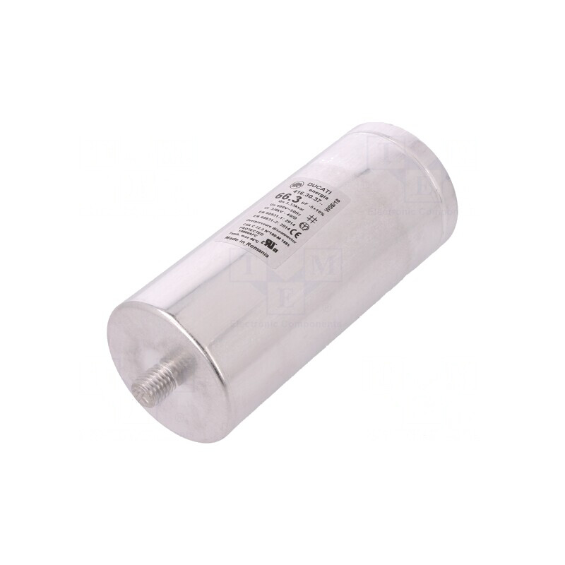 Condensator cu Polipropilenă 66,3uF 60x137mm | Electronic-mag.ro | Componente Electronice