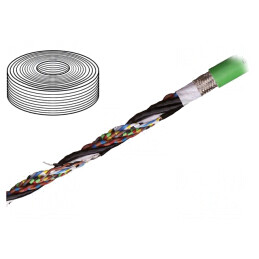 Cablu de Test Verde-Galben în Manta de Plumb | Electronic-mag.ro | Componente Electronice