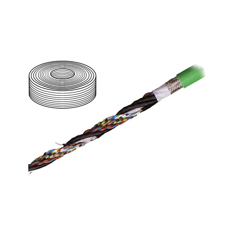 Cablu de Test Verde-Galben în Manta de Plumb | Electronic-mag.ro | Componente Electronice