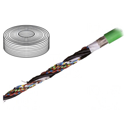 Cablu de Test Verde-Galben în Manta de Plumb | Electronic-mag.ro | Componente Electronice
