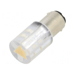Lampă de control LED galbenă 230V