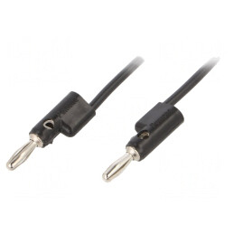 Cablu de măsurare 60V 30V 15A 1.83m negru | Electronic-mag.ro | Componente Electronice