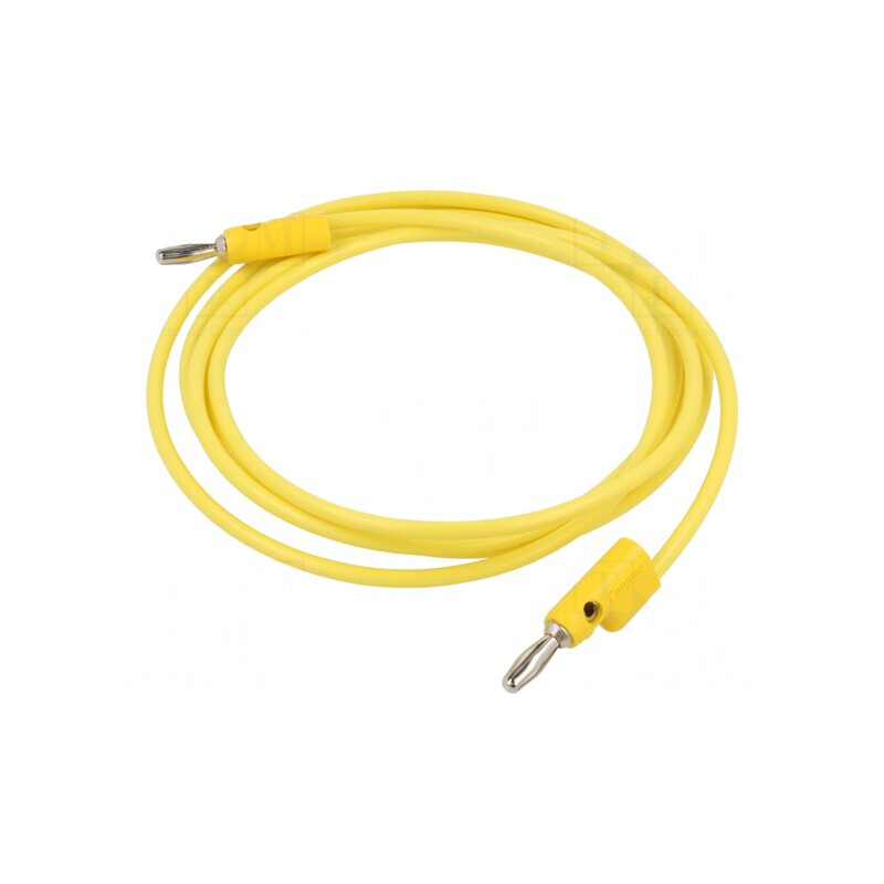 Cablu de măsurare galben 60VDC 30VAC 15A 1.8m | Electronic-mag.ro | Componente Electronice