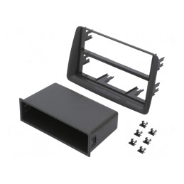 Cadru radio Fiat 2 ISO gri | Electronic-mag.ro | Componente Electronice
