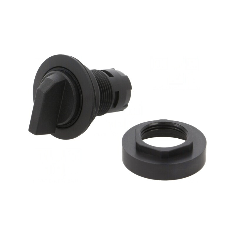 Comutator rotativ 22mm IP65 2 poziții | Electronic-mag.ro | Componente Electronice