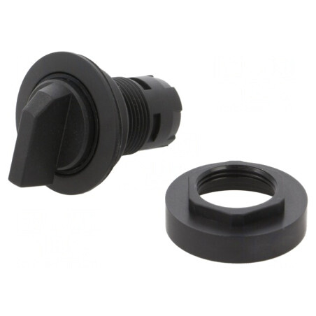 Comutator rotativ 22mm IP65 2 poziții | Electronic-mag.ro | Componente Electronice