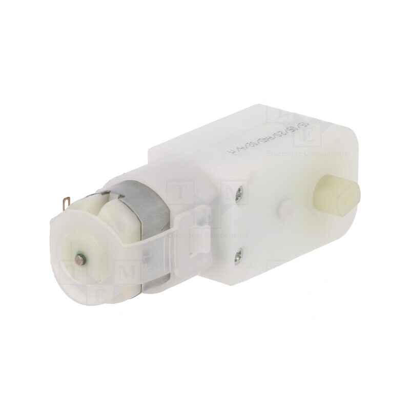 Motor DC Unghiular cu Cutie de Viteză Plastic 6V 800mA | Electronic-mag.ro | Componente Electronice