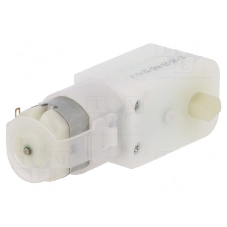 Motor DC Unghiular cu Cutie de Viteză Plastic 6V 800mA | Electronic-mag.ro | Componente Electronice