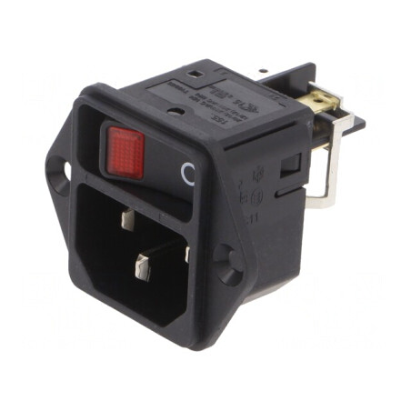 Conector Alimentare AC 15A 250V IEC 60320 | Electronic-mag.ro | Componente Electronice