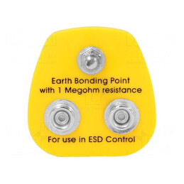 Fișă Împământare ESD 1MΩ cu Ștecher EU | Electronic-mag.ro | Componente Electronice