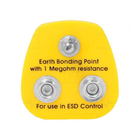 Fișă Împământare ESD 1MΩ cu Ștecher EU | Electronic-mag.ro | Componente Electronice